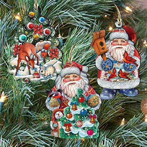 gDeBrekht 8100023S3 Father Frost Tales Ornaments - Set of 3