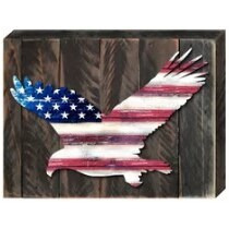 Designocracy 99920-O American Freedom Wooden Ornament