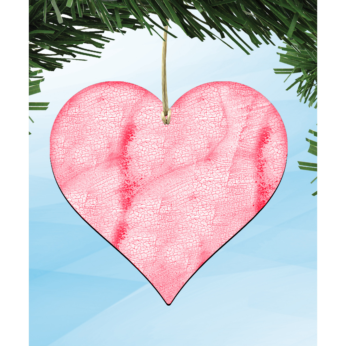 Designocracy 99736-M Love Heart Wooden Magnet