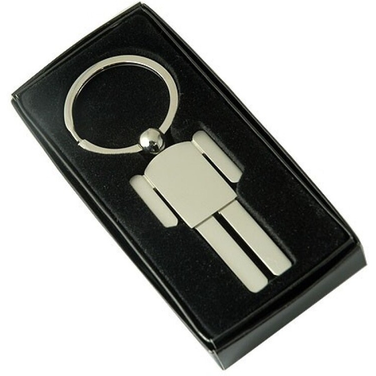 Designer Jewelry KSMAN Man Figure Key Ring Brushed metal body
