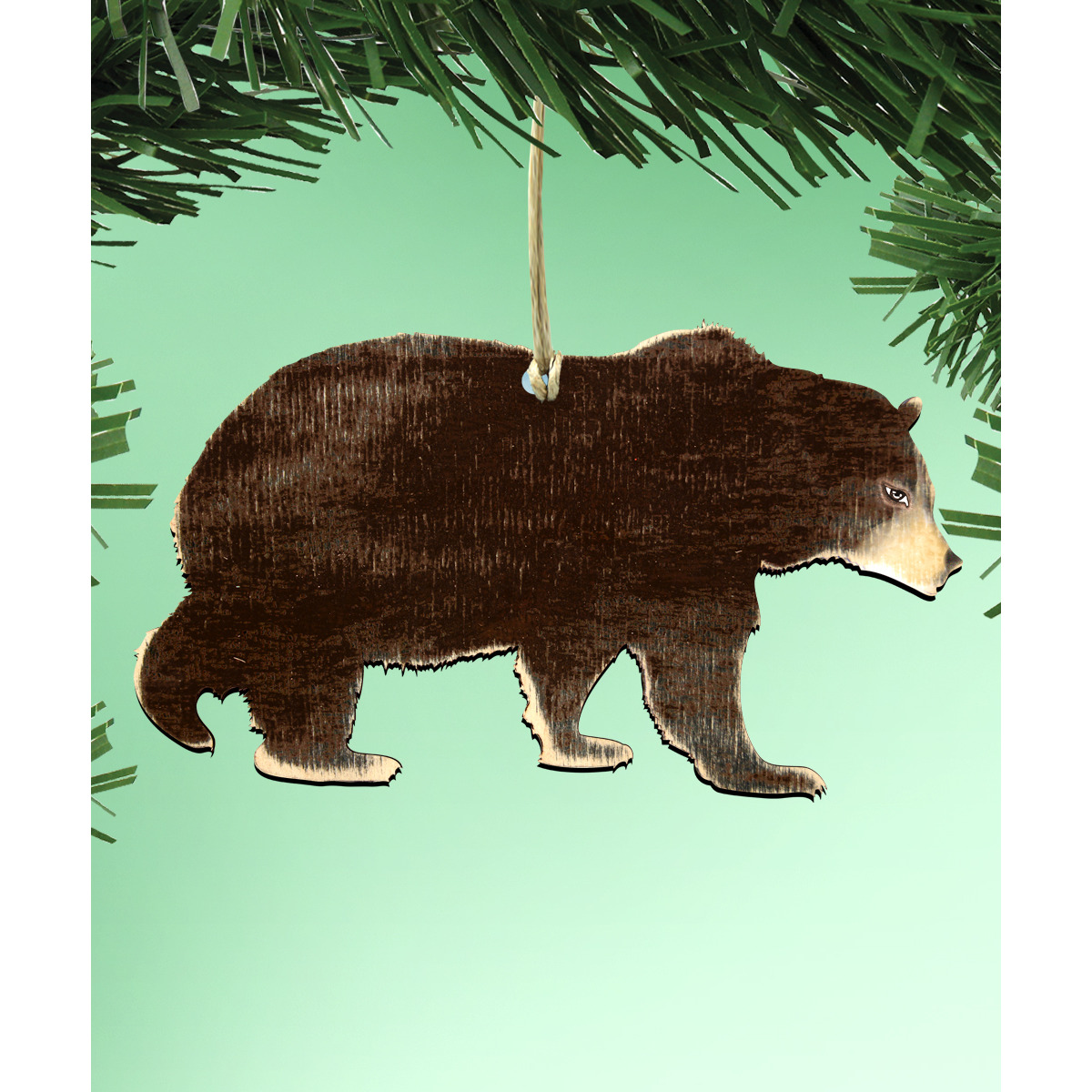 Designocracy 99214B-M Black Bear Wooden Magnet