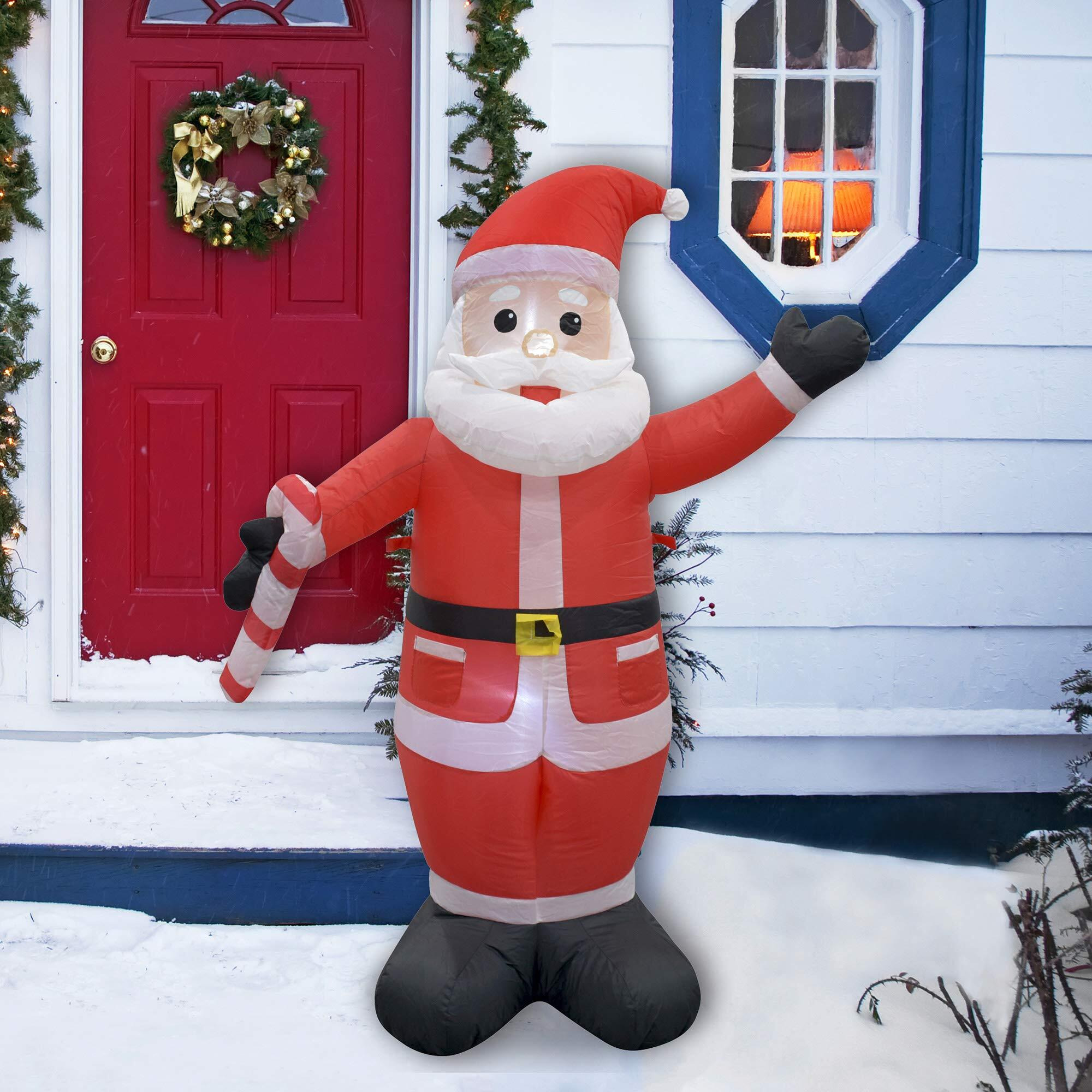 Jeco cHD-OD073 4 ft Santa Inflatale christmas Decoration