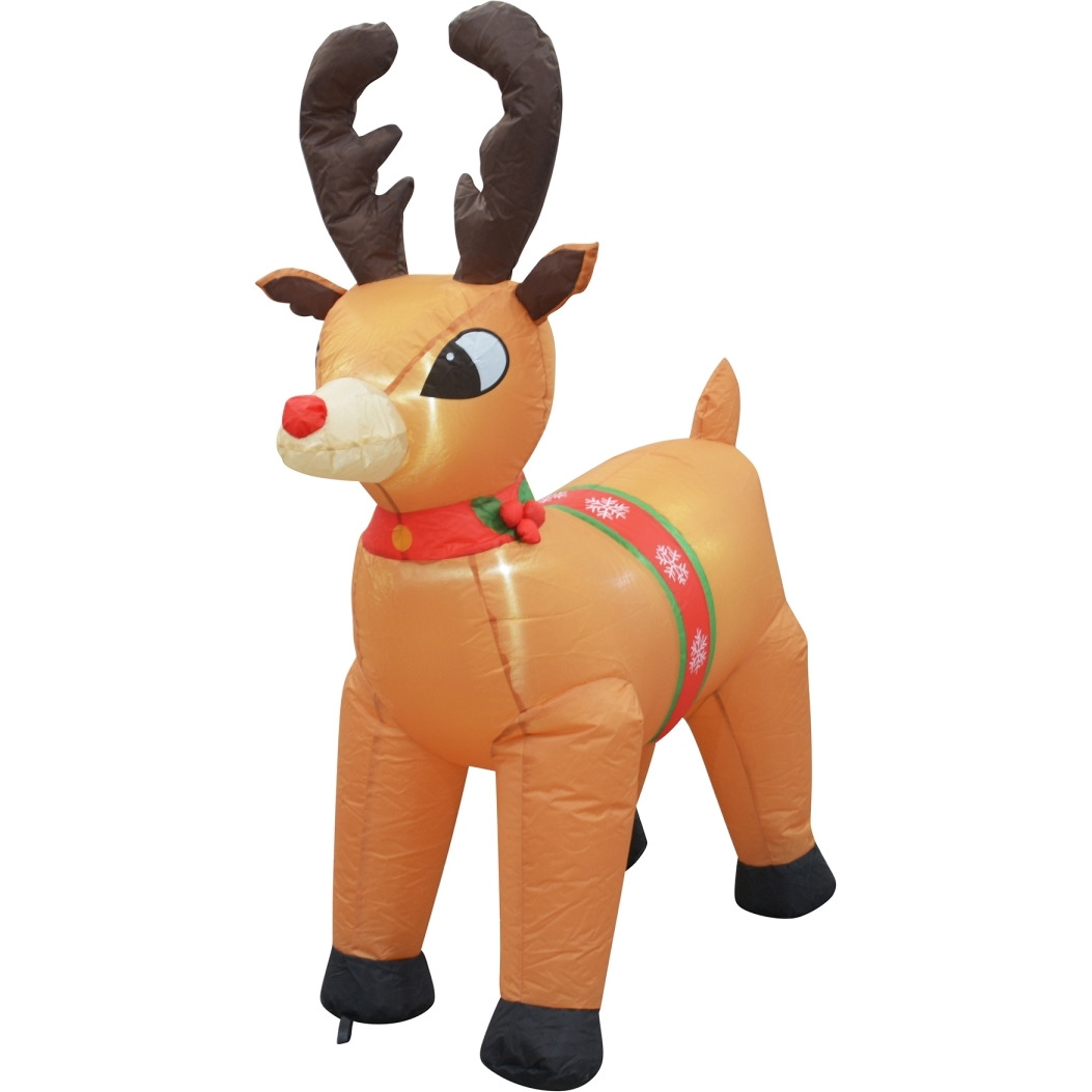 Jeco cHD-OD071 4 ft Inflatable Deer christmas Decoration