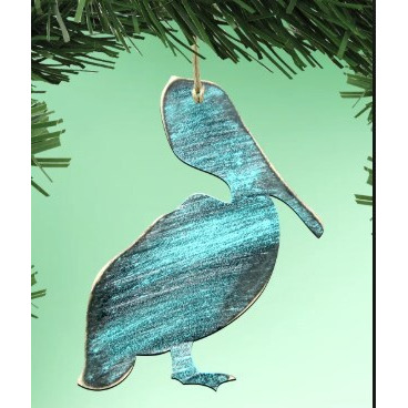 Designocracy 99411-O Pelican Wooden Ornament