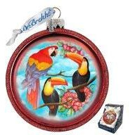 gDeBrekht 764-183 Parrot Handcrafted glass Ornament