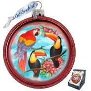 gDeBrekht 764-183 Parrot Handcrafted glass Ornament