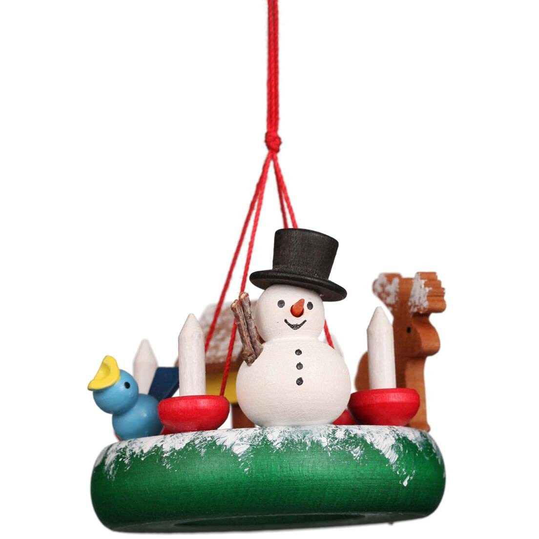 Alexander Taron 10-0659 christian Ulbricht Ornament - Wreath with Snowman - 2 x 225 x 225 in