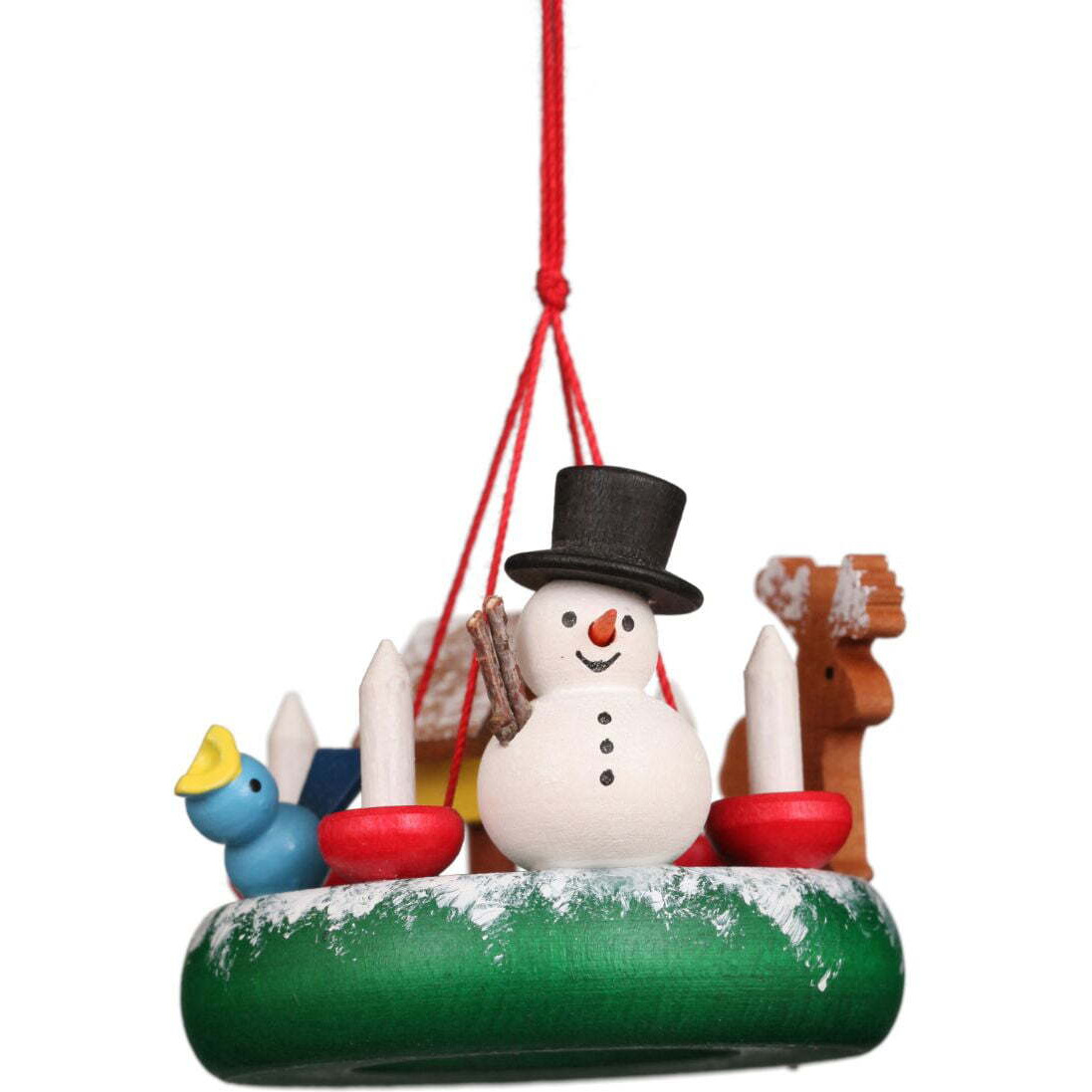 Alexander Taron 10-0659 christian Ulbricht Ornament - Wreath with Snowman - 2 x 225 x 225 in
