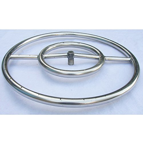 HearthDistribution OBRSS-18R 18in Round Ring Burner Arctic Flame