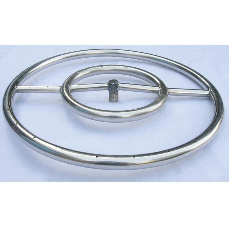 HearthDistribution OBRSS-18R 18in Round Ring Burner Arctic Flame