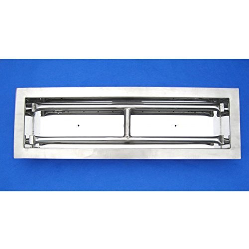 HearthDistribution OB4SS-18 SS Dual Flame Flanged Burner- 18 in
