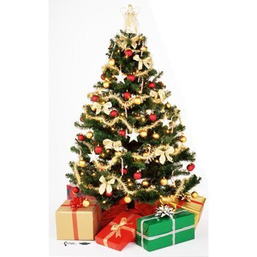 christmas Tree Life-Size cardboard Stand-Up