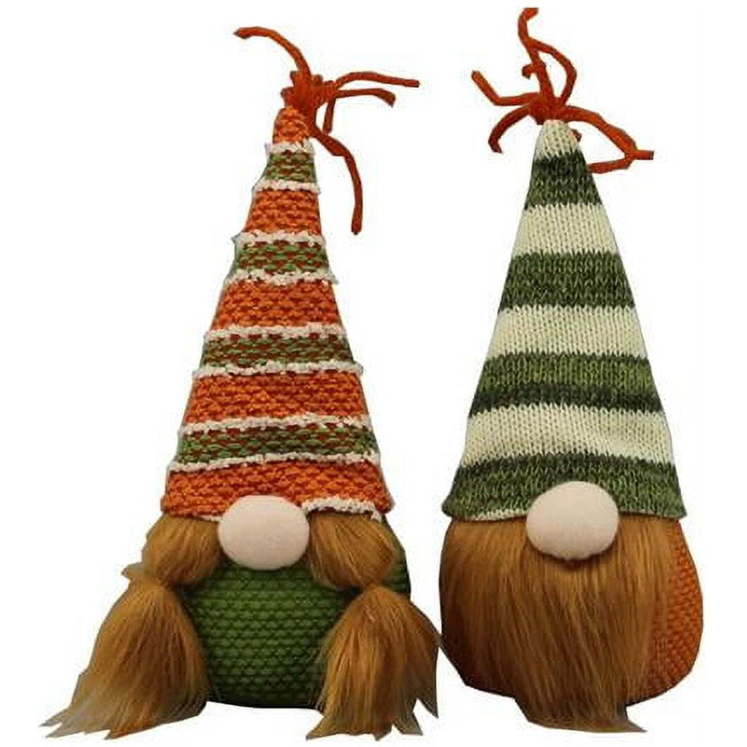 Admired By Nature  ABN5D013-ORNggRN 6" gnome Ornament  Set of 2
