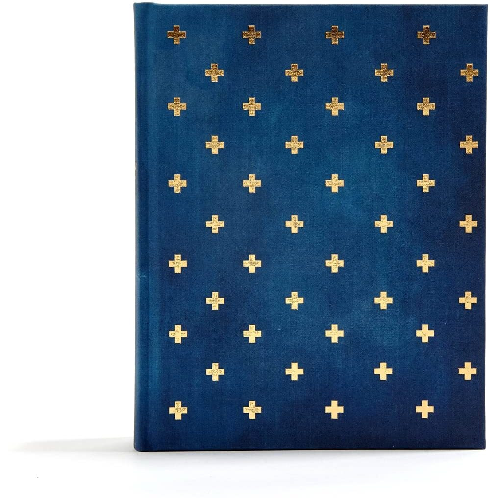 cSB Notetaking Bible&44 Navy & cross cloth Over Board