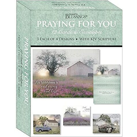 crown Point graphics 272444 Shared Blessings-Praying for You-Quiet Places card-Boxed - Box of 12