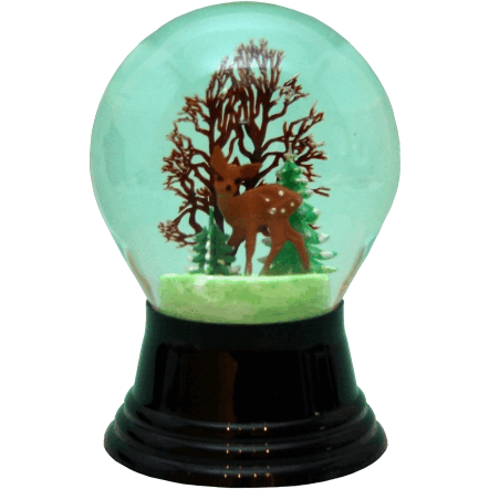 y Snowglobe - Medium Doe with Tree