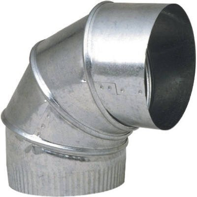 gV0284-c 4 in Adjustable HVAc Furnace Elbow  26 gauge