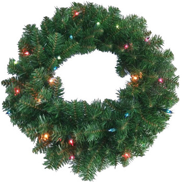 Asia  24 in Holiday wonderland Multi Artificial Wreath