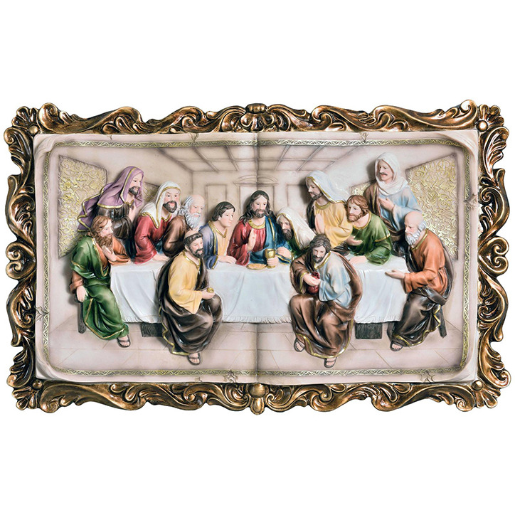 28 in Last Supper Plaque