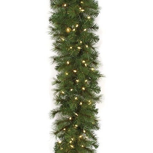 Autograph Foliages c-140584 9 ft x 14 in Mika Pine garland- green