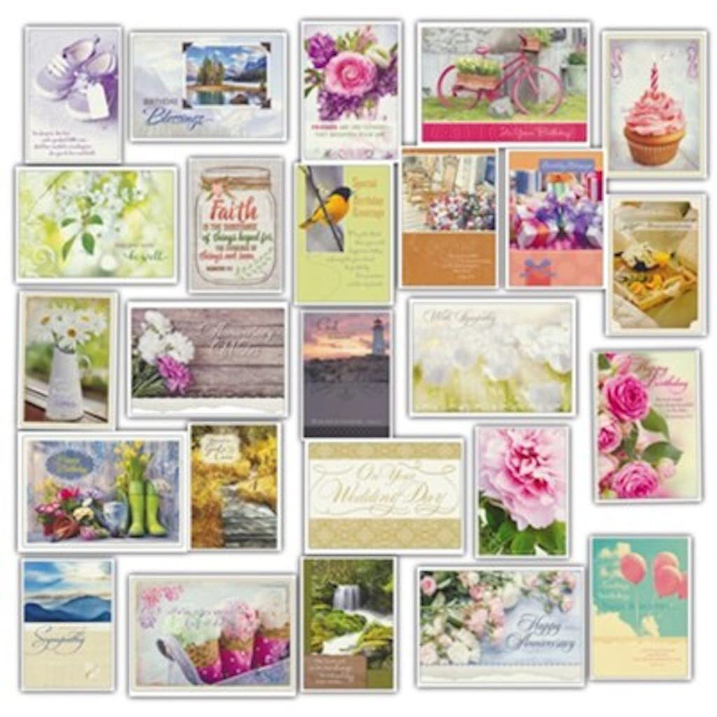 Faithfully Yours 256830 Boxed - card Value-All Occasion Value Box - Box of 50