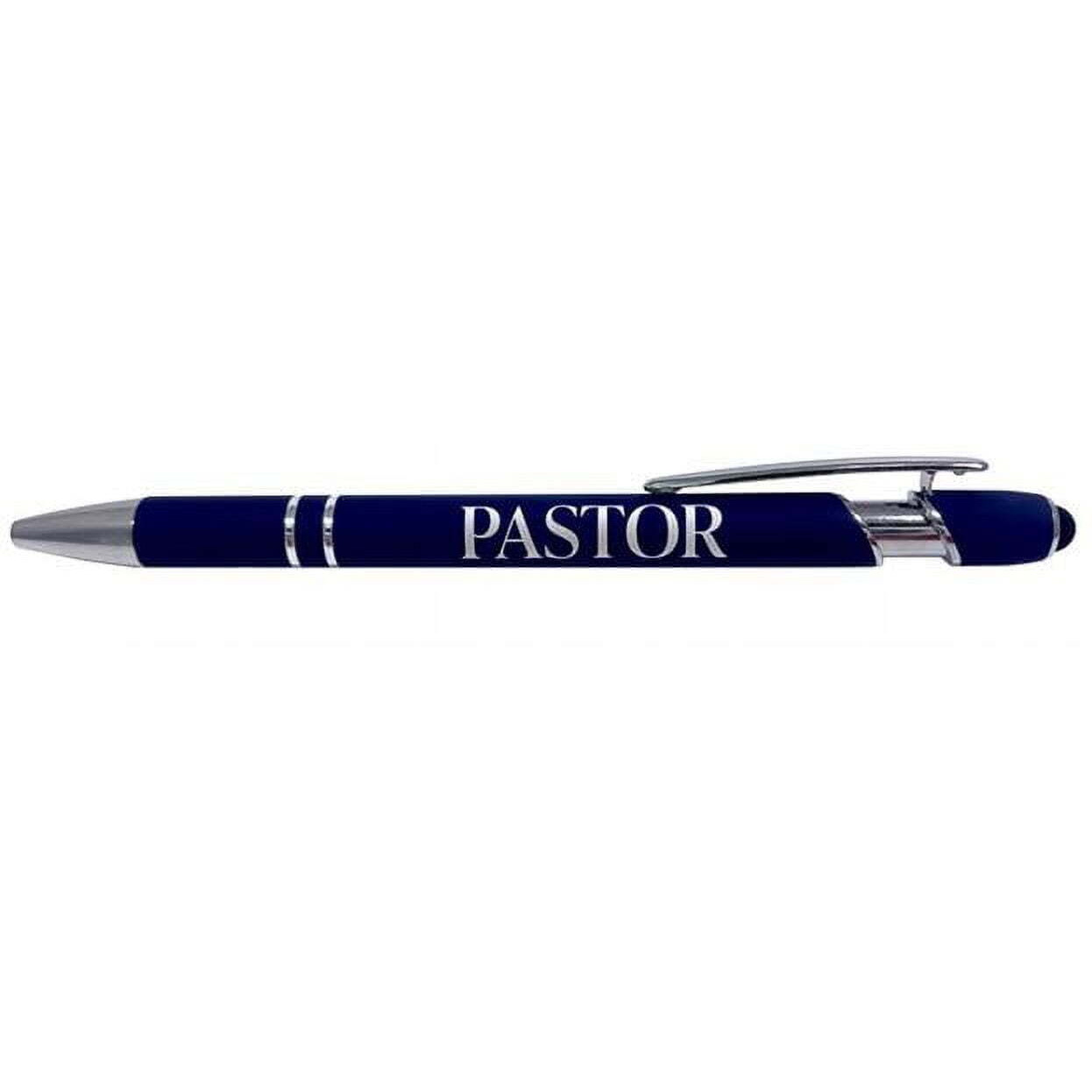 Swanson christian Supply 248731 Pastor Soft Touch gift Pen - Navy
