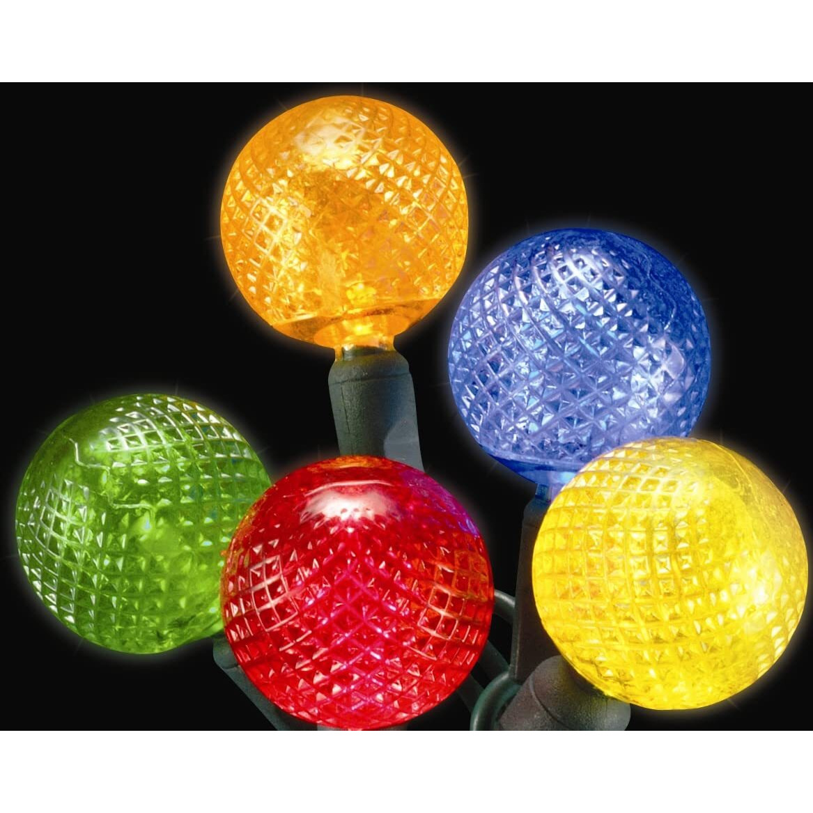 Kellogg Plastics  1 in Holiday & christmas Indoor & Outdoor g25 LED- Multi color