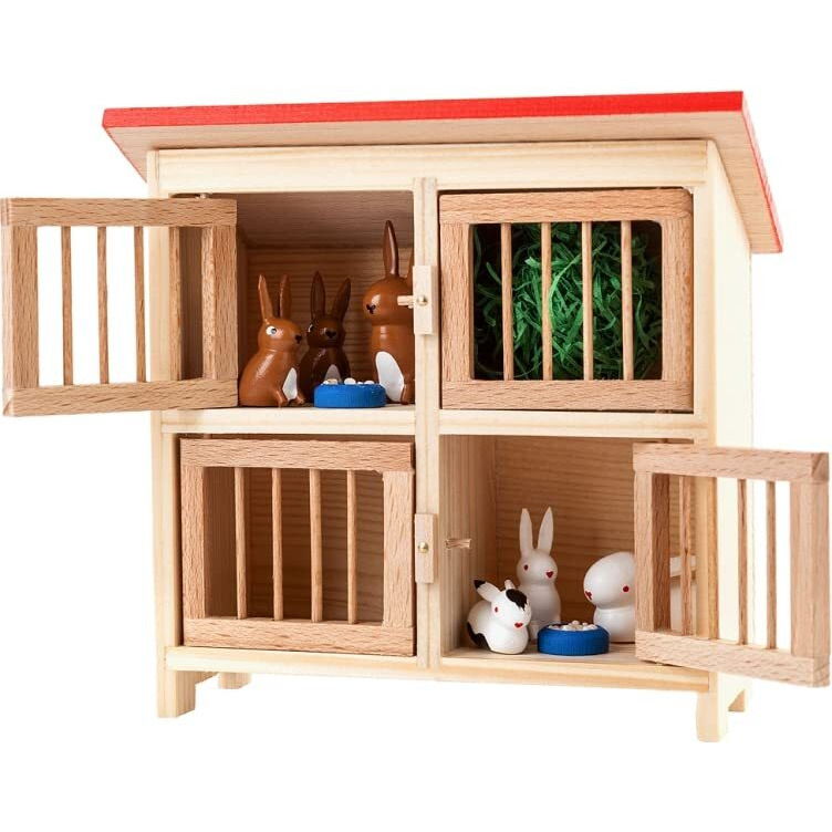 Dregeno Easter Ornaments Rabbit Hutch