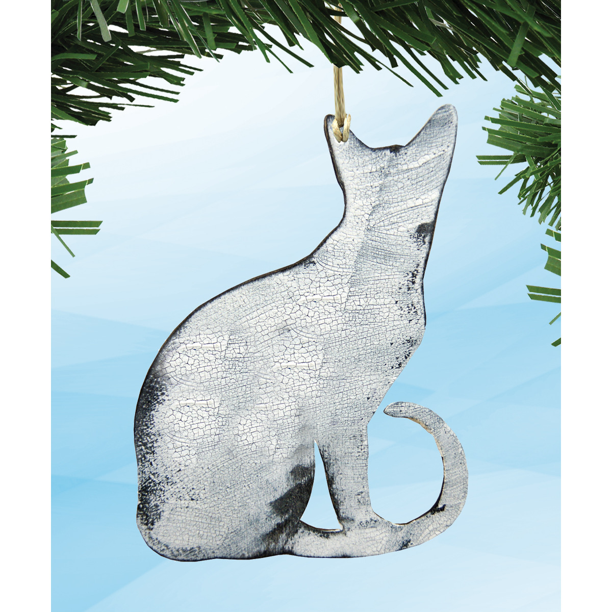 cat Wooden Ornament