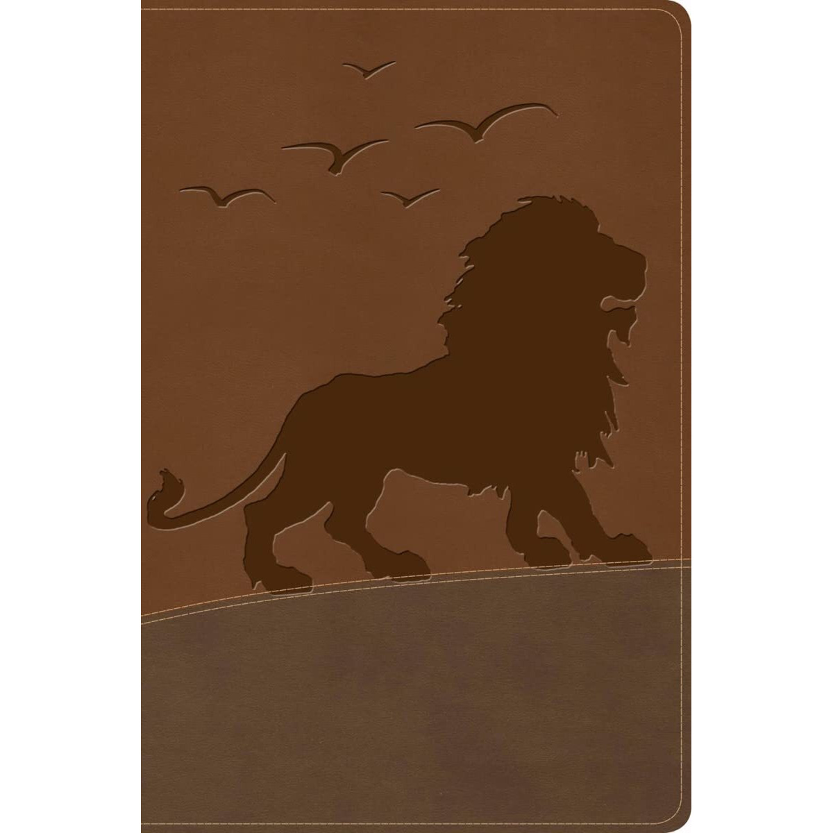 KJV One Big Story Bible  Brown Lion Leather Touch - Apr 2020
