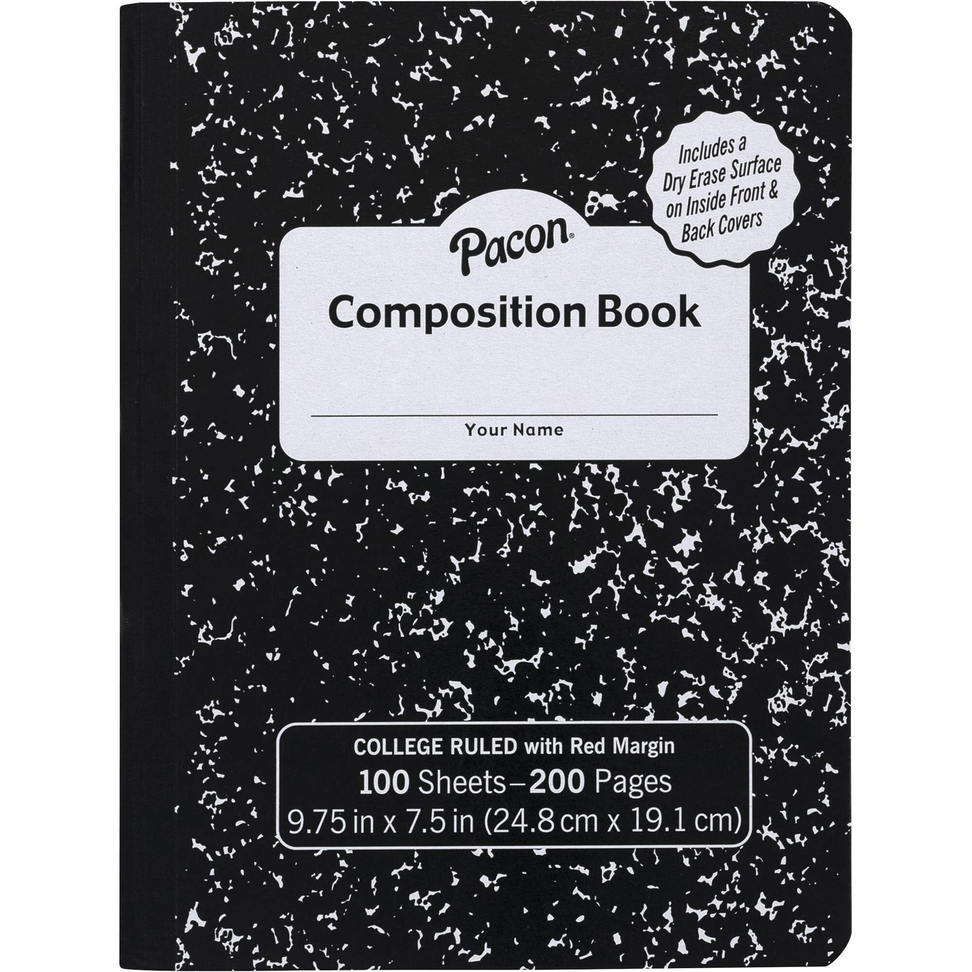 Pacon PAcPMMK37106DE composition Dryerase college Book