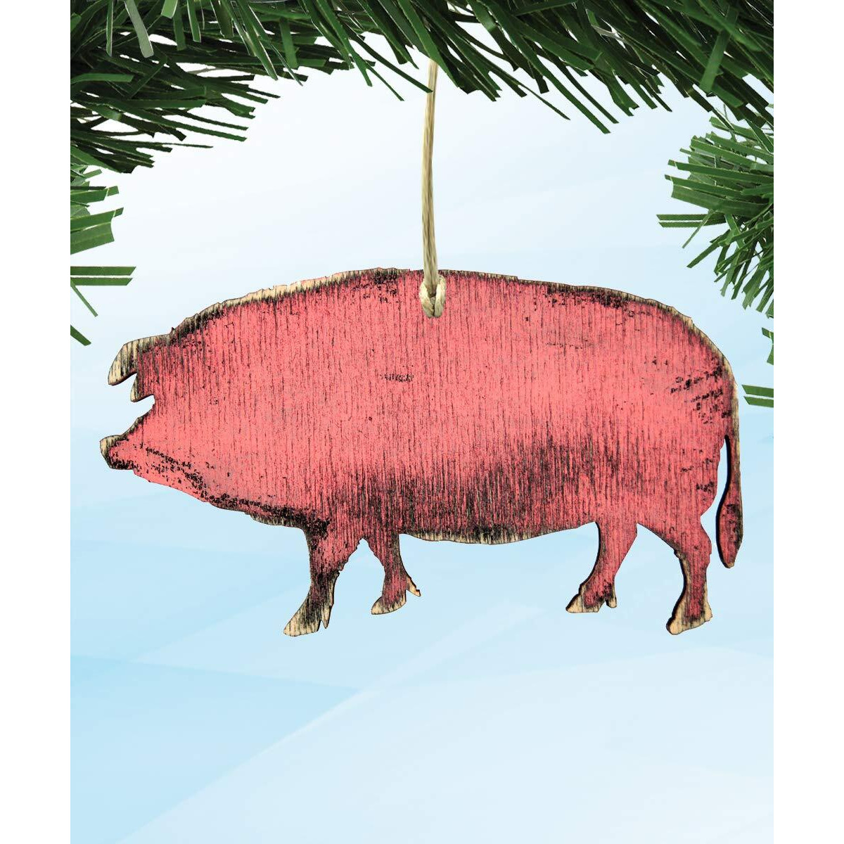 Pig Wooden Magnet Wall Decor