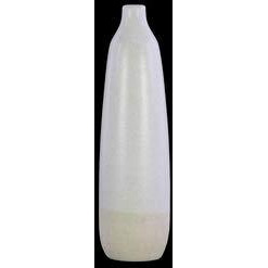 ceramic Bottle Vase with Narrow Mouth  White