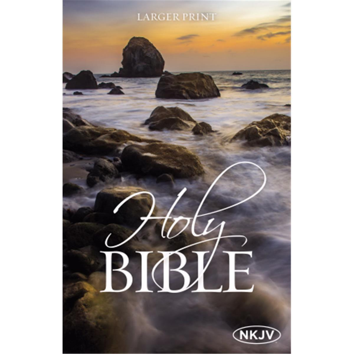 Nelson Bibles 067295 NKJV Larger Print Bible-Softcover by Nelson Bibles