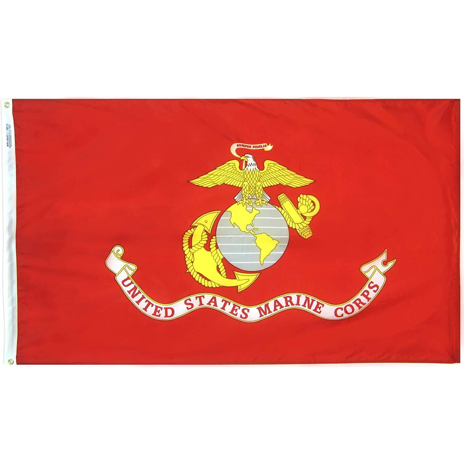 Annin Flagmakers 439007 4 ft x 6 ft Nylon-glo Flag - US Marine corp