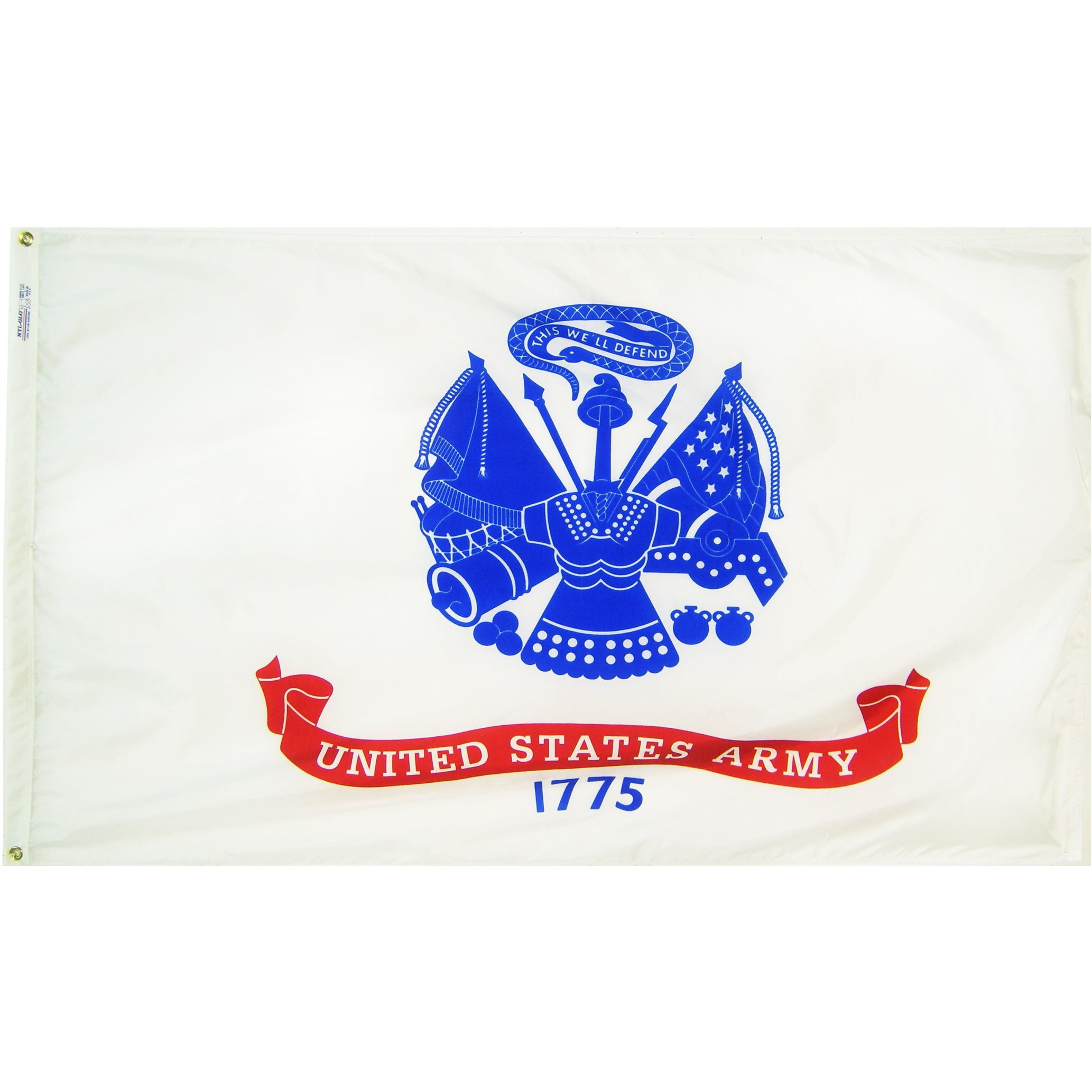 Annin Flagmakers 439035 3 ft x 5 ft Nylon-glo Flag - US Army