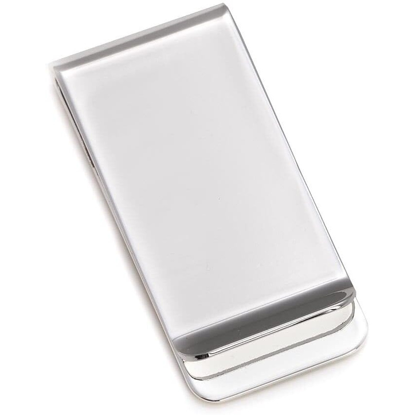 Bey-Berk International BB122S Silver Plated Money clip