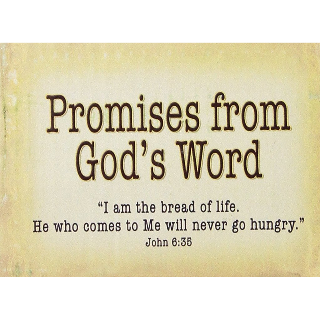 christian Art gifts 364553 Promise Box Bread Of Life