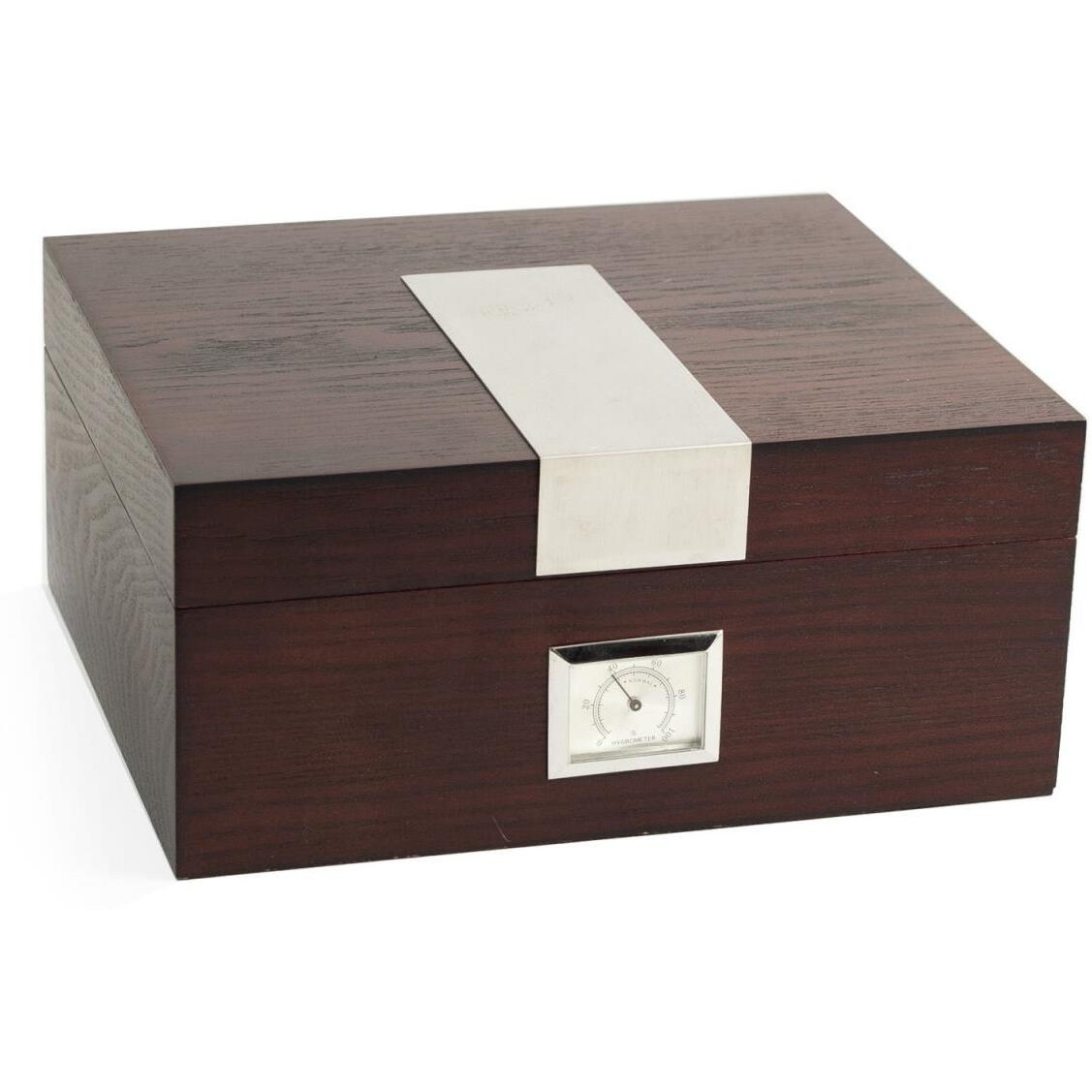 Bey-Berk International c412 Espresso Wood cigar Humidor with Spanish cedar Lining