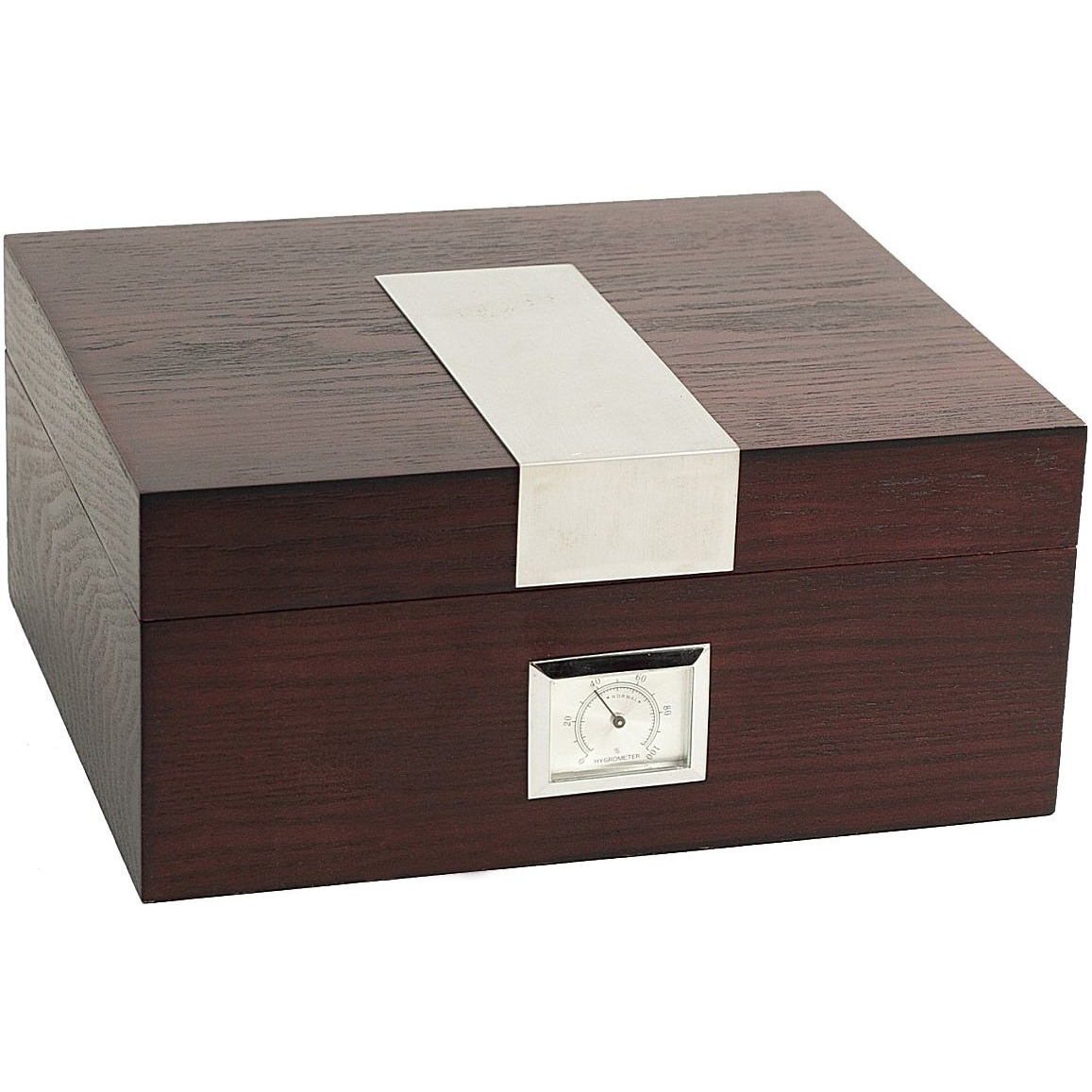 Bey-Berk International c412 Espresso Wood cigar Humidor with Spanish cedar Lining