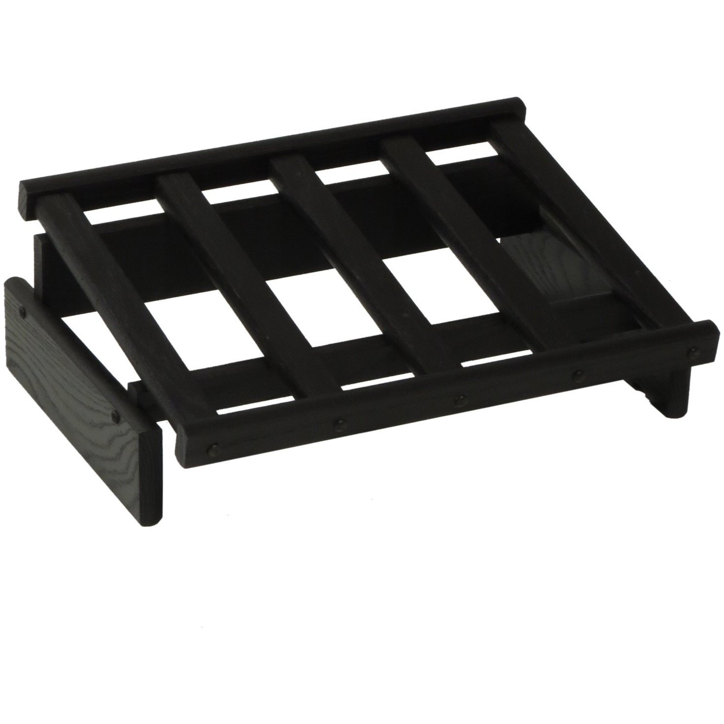 Wooden Mallet WRD4BK 4 Bottle Dakota Wine Display  Black