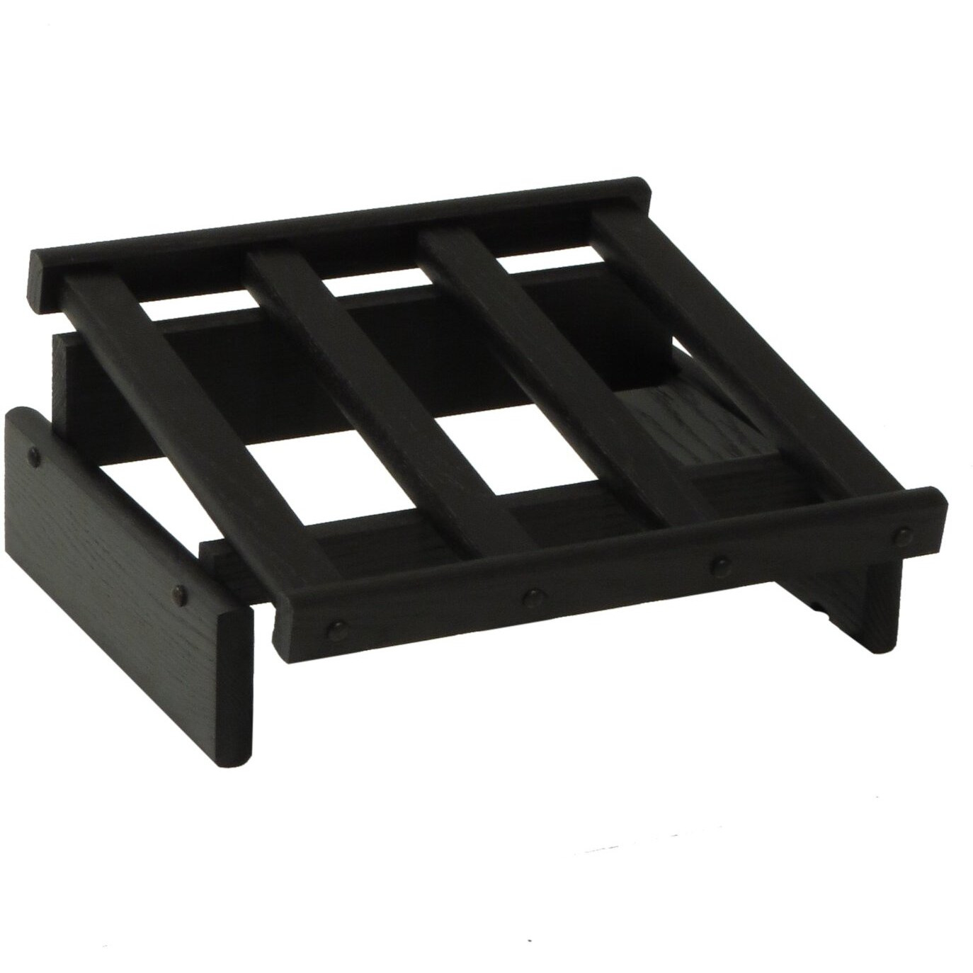 Wooden Mallet WRD3BK 3 Bottle Dakota Wine Display  Black