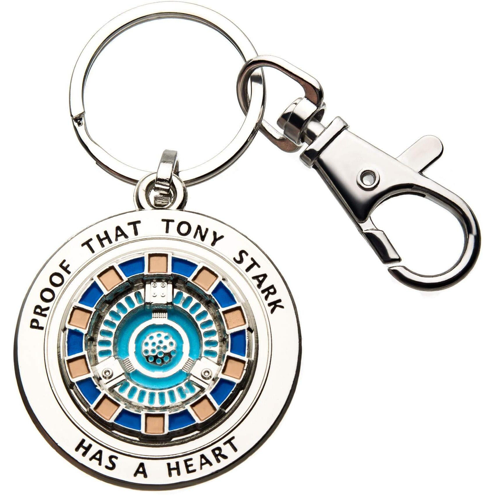 Iron Man 796496 Iron Man Proof Tony Has a Heart Keychain