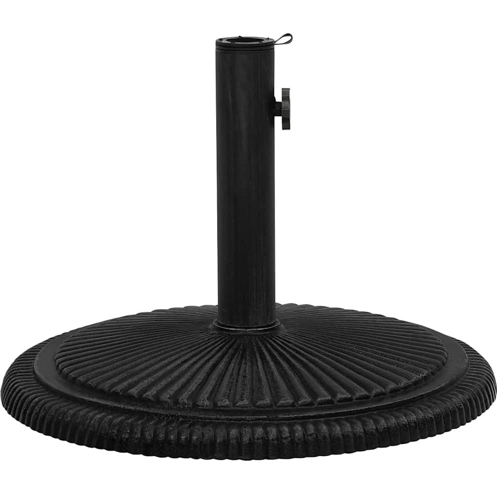 vidaXL Umbrella Base Black 17.7&quotx17.7&quotx11.8" Cast Iron