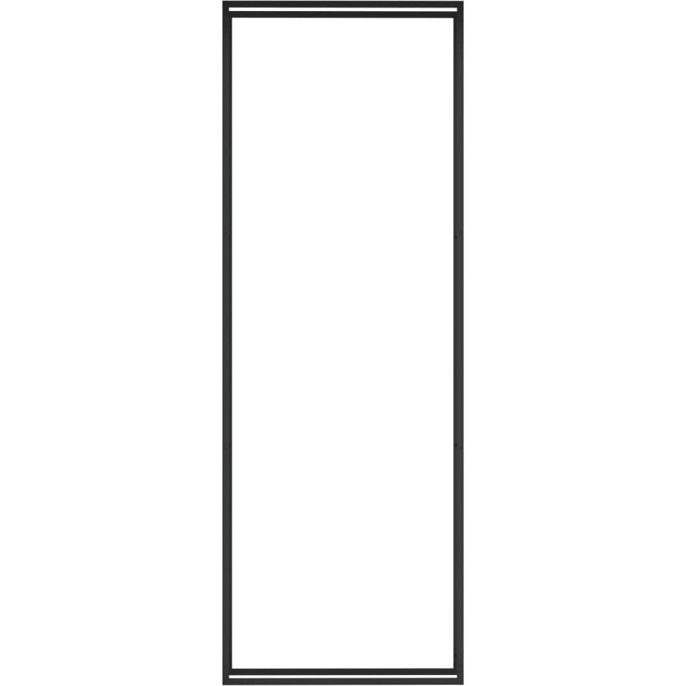 vidaXL Firewood Rack Matt Black 43.3&quotx11&quotx122.8" Steel