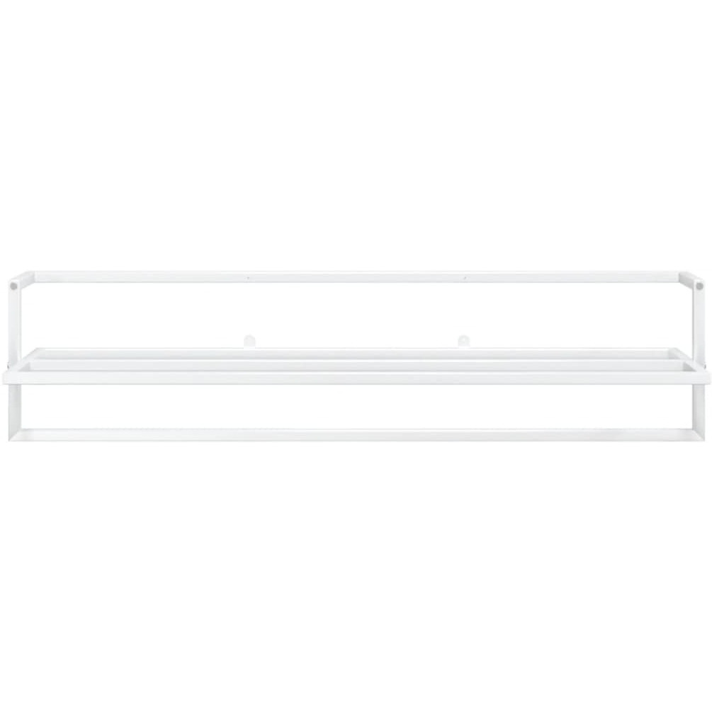 vidaXL Towel Rack White 37.4&quotx9.8&quotx8.7" Iron
