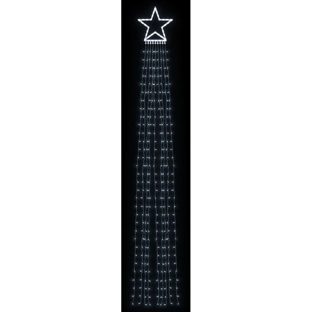 vidaXL Christmas Tree Light 320 LEDs Cold White 147.6"