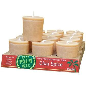 Aloha Bay - candle Votive Essential Oil chai Spice - 12 candles - case Of 12(D0102H5WDZX)