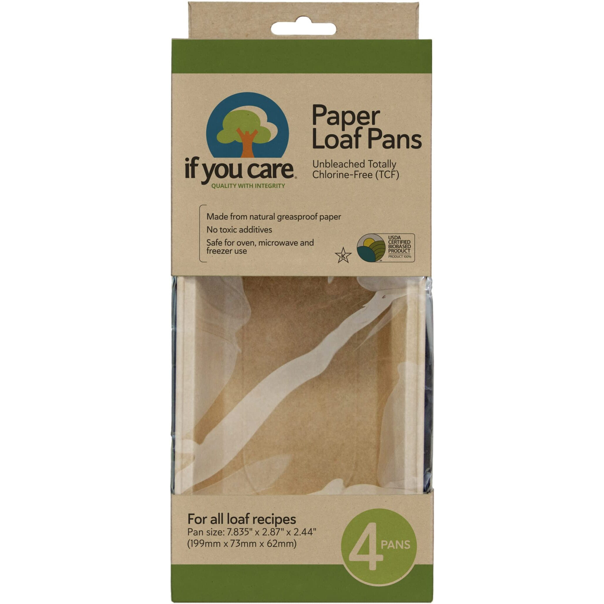 If You care Loaf Baking Pans - case Of 6 - 4 count(D0102H5K6c6)
