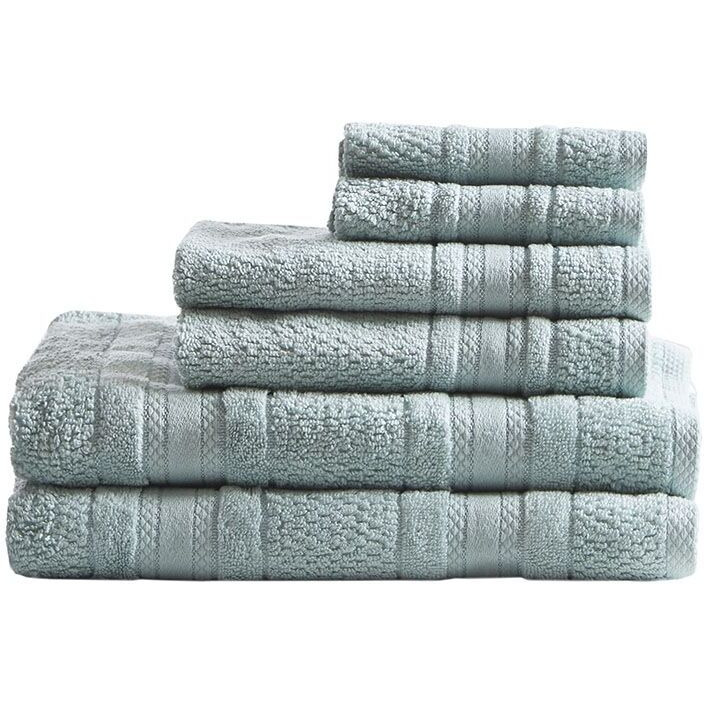 Adrien Super Soft cotton Quick Dry Bath Towel 6 Piece Set(D0102H54KXX)